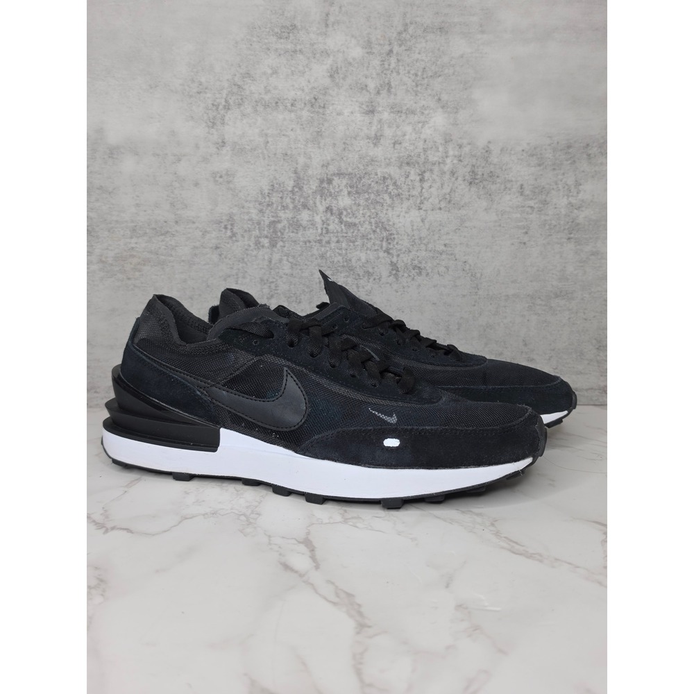 Nike Waffle One Black‎ White Trainer's Sneakers  DA7995-001 NSW WFFL 1 Mens 8.5